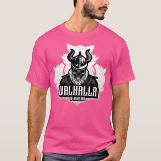 Camiseta Valhalla está esperando a los lobos virulentos seg