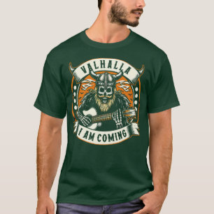 Camiseta Valhalla, vengo arte de fans de música rock de los