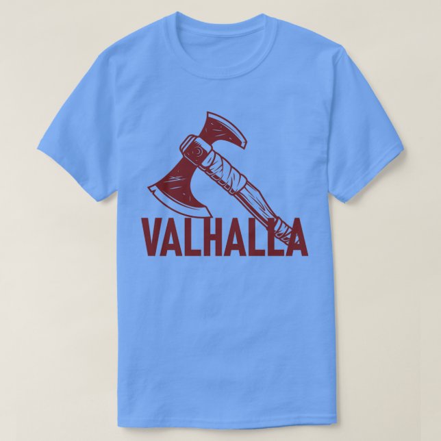 Camiseta Valhalla Viking Ax Classic TShirt (Diseño del anverso)
