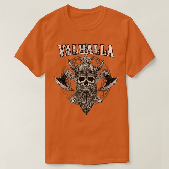 Camiseta Valhalla Viking Norse 3 (Diseño del anverso)