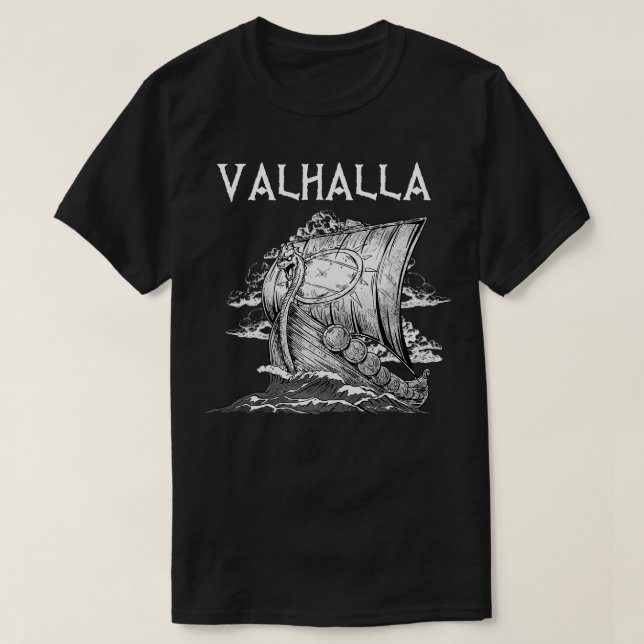 Camiseta Valhalla Viking Norse 4 (Diseño del anverso)