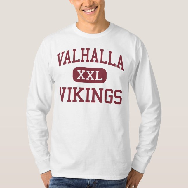 Camiseta Valhalla - Vikingos - centro - Valhalla Nueva York (Anverso)