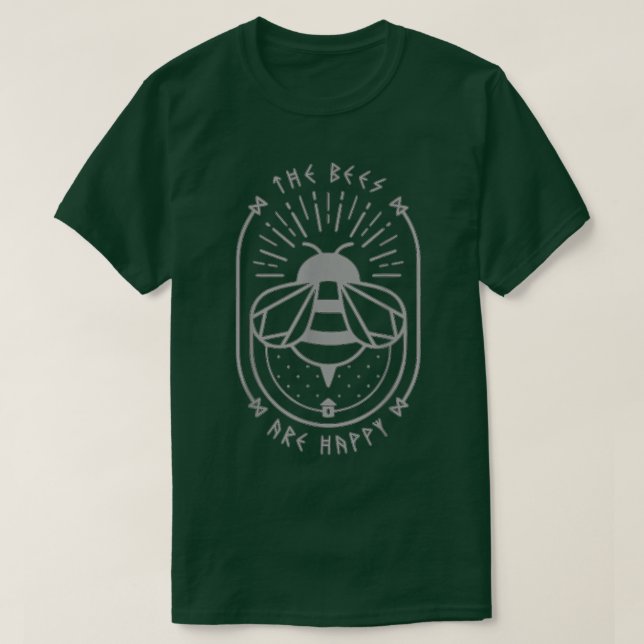Camiseta Valheim Las Abejas Son Un Juego De Vídeo Feliz Ins (Diseño del anverso)
