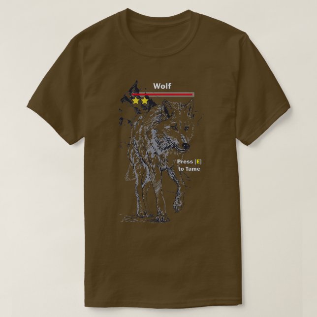 Camiseta Valheim Wolf (Diseño del anverso)