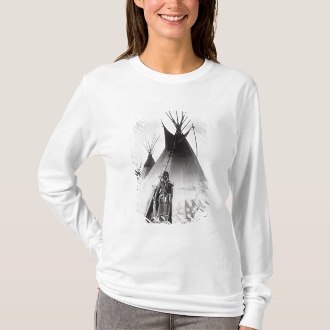 Camiseta Valiente Blackfoot, cerca de Calgary, Alberta, (Anverso)