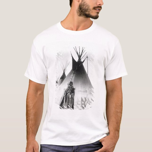 Camiseta Valiente Blackfoot, cerca de Calgary, Alberta, (Anverso)