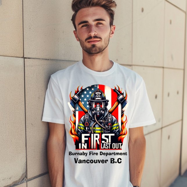Camiseta Valiente bombero listo (Subido por el creador)