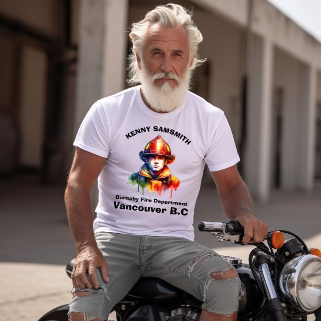 Camiseta Valiente bombero listo para emergencias (Subido por el creador)