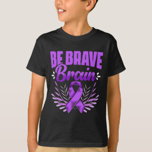 Camiseta Valiente cerebro - Epilepsia Sobreviviente Concien