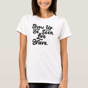 Camiseta Valiente en vivo