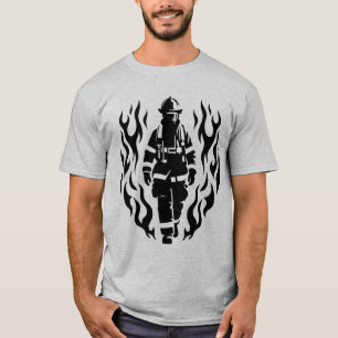 Camiseta Valiente héroe bombero