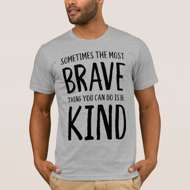 Camiseta Valiente y amable (Anverso)