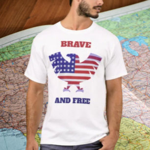 Camiseta Valiente Y Libre