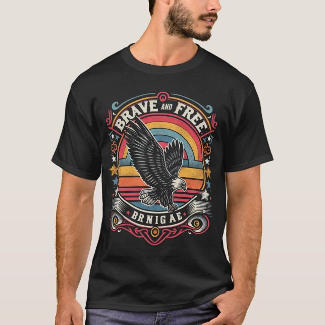 Camiseta Valiente y libre (Anverso)