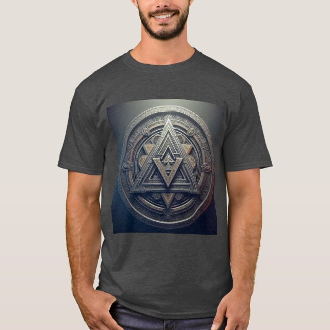 Camiseta Valknut: El Símbolo de la Conexión entre Mundos (Anverso)