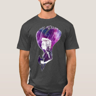 Camiseta Valkyrie Femme Warrior en el espacio
