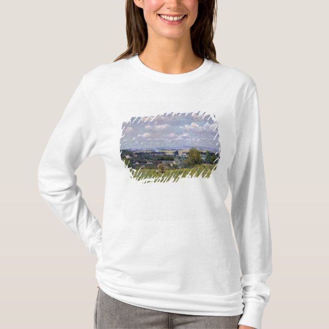 Camiseta Valle de Alfred Sisley el | del Sena en la St-Nube (Anverso)