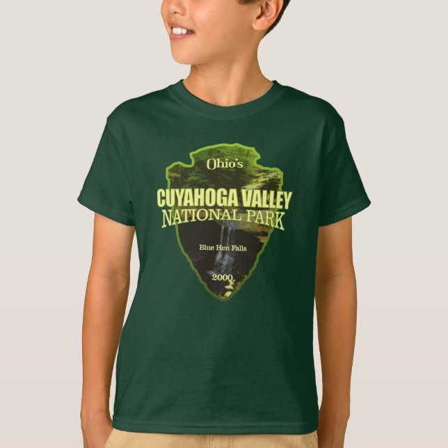 Camiseta Valle de Cuyahoga NP (punta de flecha) (Anverso)