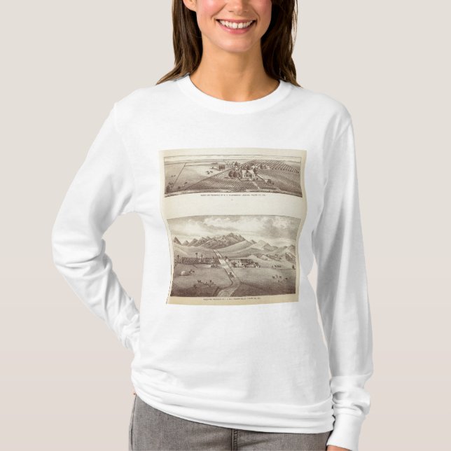 Camiseta Valle de Frazier, ranchos de la orilla del lago (Anverso)