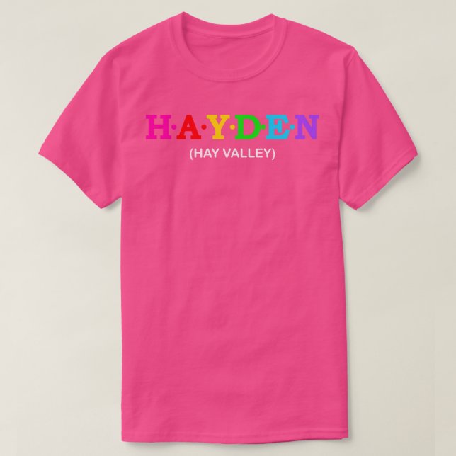 Camiseta Valle de Hayden (Diseño del anverso)