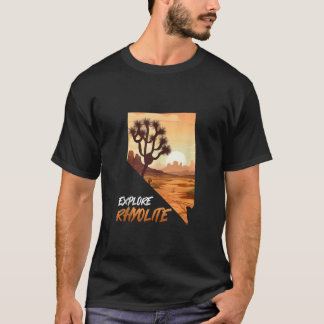 Camiseta Valle de la Muerte EXPLORE RHYOLITE Divertido Pueb