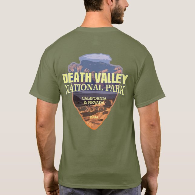 Camiseta Valle de la Muerte NP (punta de flecha) (Reverso)