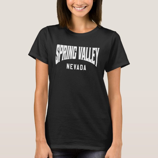 Camiseta Valle de primavera Nevada (Anverso)