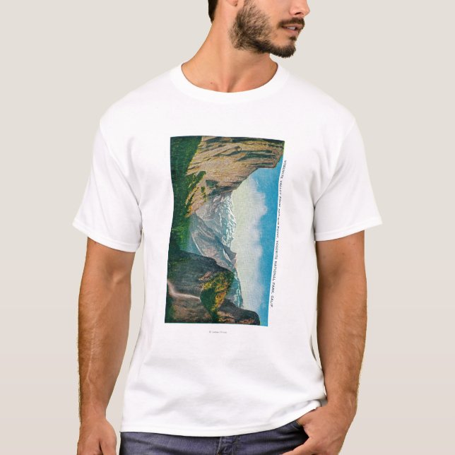 Camiseta Valle de Yosemite del punto del artista (Anverso)