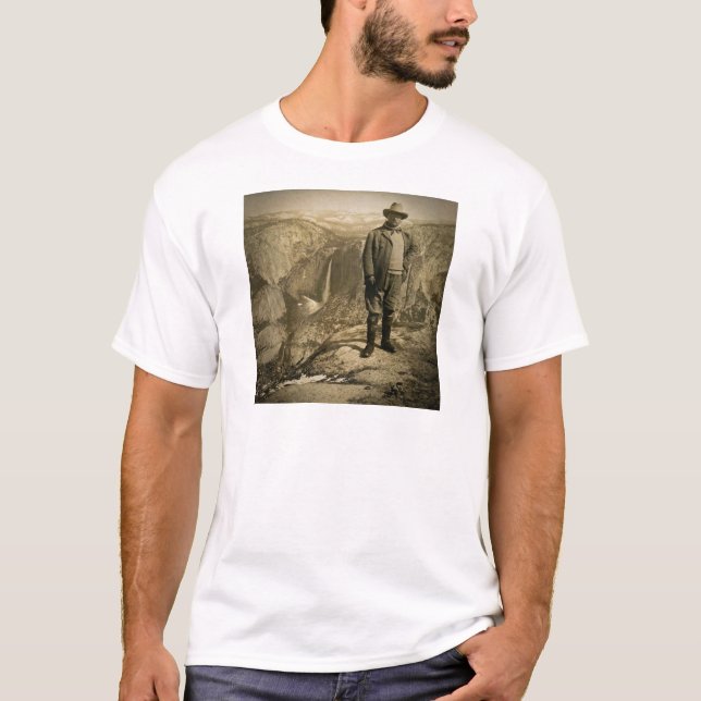 Camiseta Valle de Yosemite del punto del glaciar de Teddy (Anverso)