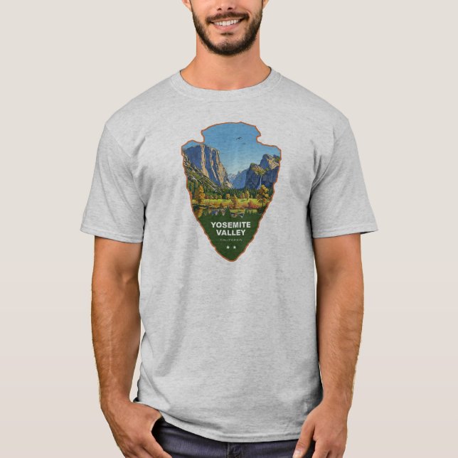 Camiseta Valle de Yosemite Parque Nacional Yosemite Arrowhe (Anverso)