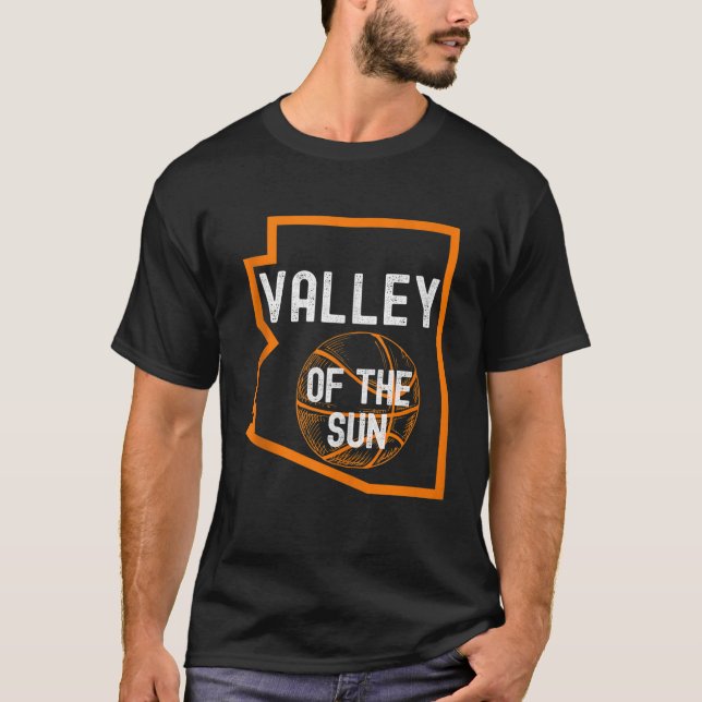 Camiseta Valle Del Baloncesto De Sun Phoenix Estado De Ariz (Anverso)
