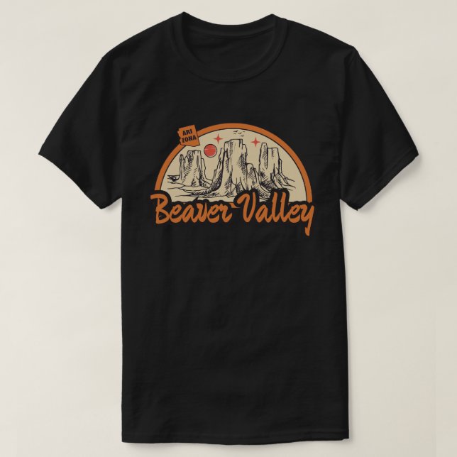 Camiseta Valle del Castor, Arizona (Diseño del anverso)