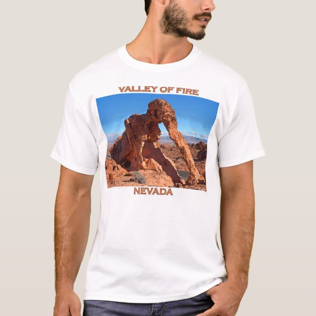 Camiseta Valle del fuego - roca del elefante (Anverso)