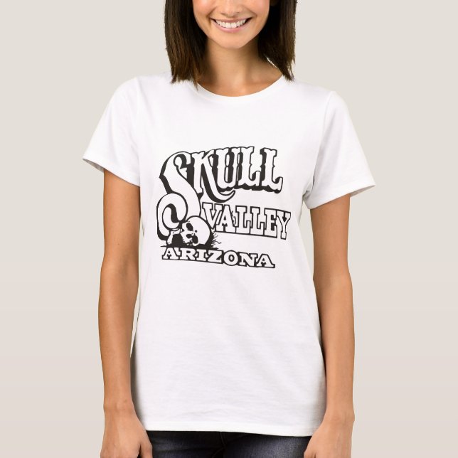 Camiseta Valle del T-Camisa-Cráneo de Hanes ComfortSoft® de (Anverso)