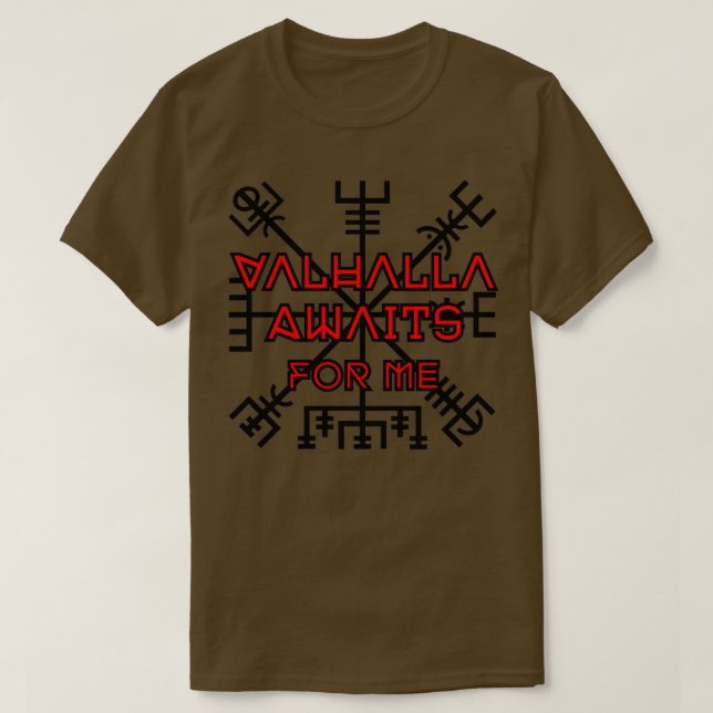 Camiseta Vallhala Awaits (Diseño del anverso)