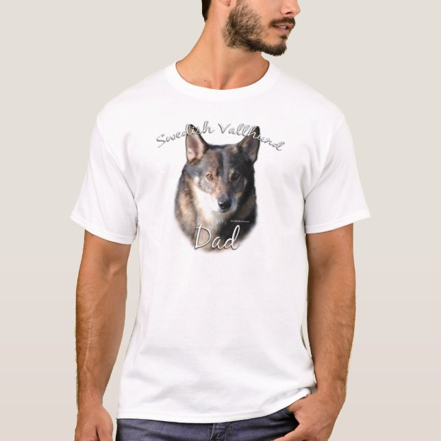 Camiseta Vallhund Dad 2 sueco (Anverso)