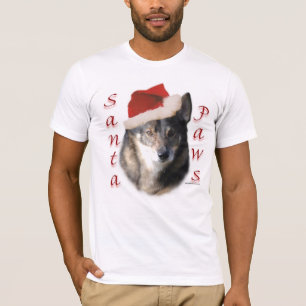 Camiseta Vallhund Santa Paws de Suecia