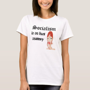 Camiseta vally el chica, socialismo, es siglo tan pasado