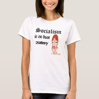 Camiseta vally el chica, socialismo, es siglo tan pasado