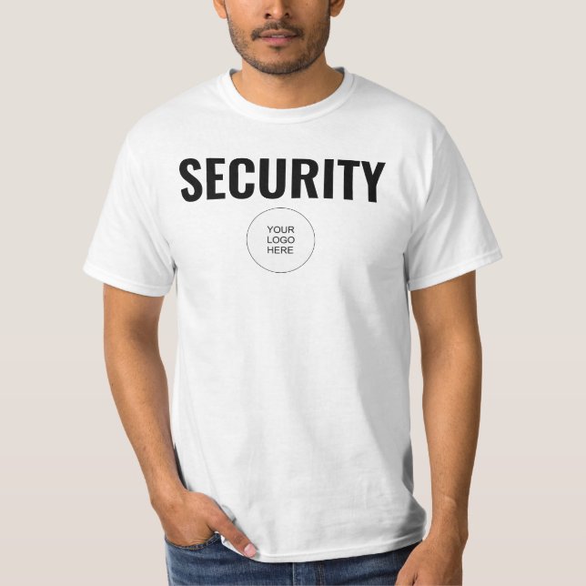 Camiseta Valor de doble cara personalizado Seguridad del pe (Anverso)