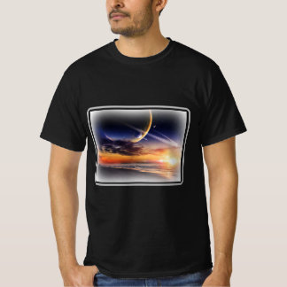 Camiseta Valor de Horizonte del Planeta Cósmico