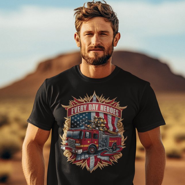 Camiseta Valor de los bomberos estadounidenses (Subido por el creador)