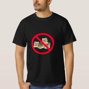 Camiseta Valor de los hombres Negro o Blanco  Anti-ICE