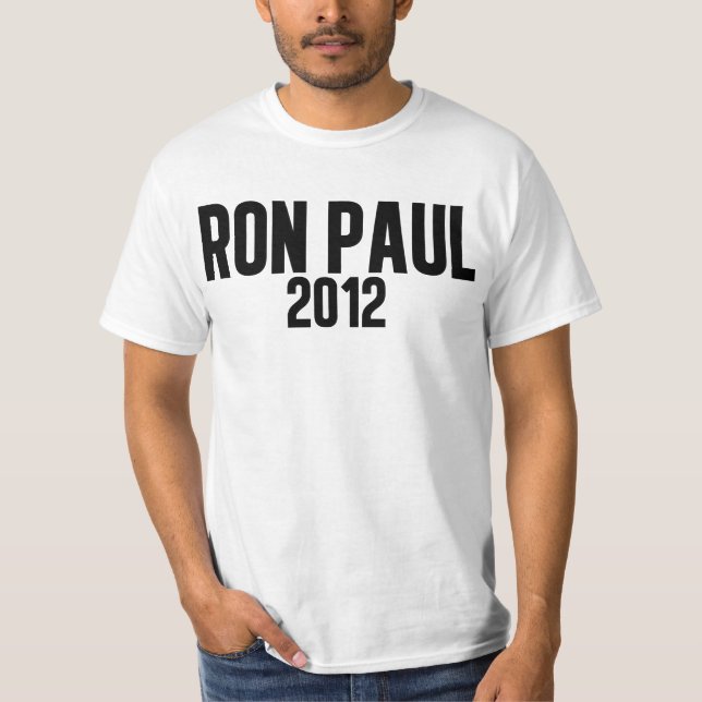 Camiseta Valor de Ron Paul 2012 (Anverso)
