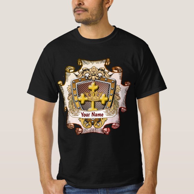 Camiseta Valor  Family Crest Surname t-shirt (Anverso)
