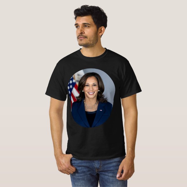 Camiseta Valor fotográfico oficial del vicepresidente Kamal (Anverso completo)