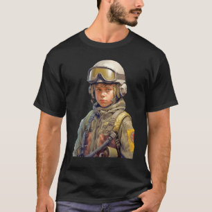 Camiseta Valor inocente El valiente viaje de una joven S