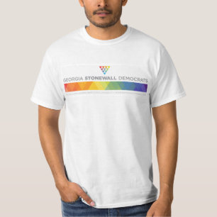 Camiseta Valor t de Georgia Stonewall Demócratas