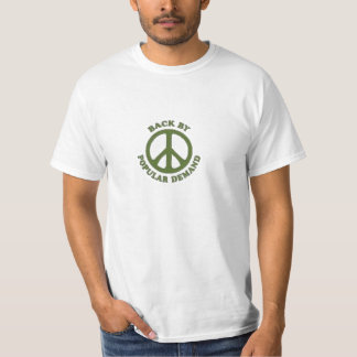 Camiseta Valor T de la demanda de la parte posterior de la