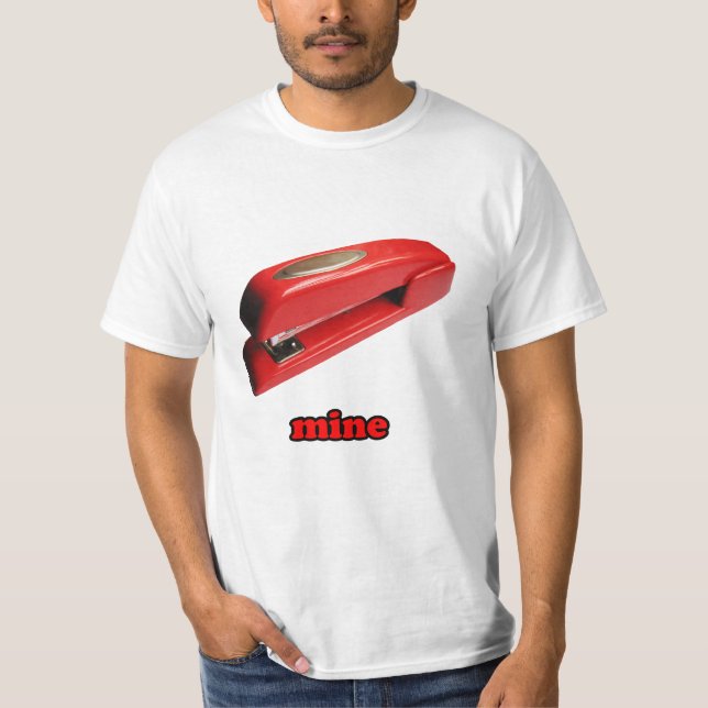 Camiseta Valor T de la mina de la grapadora (Anverso)